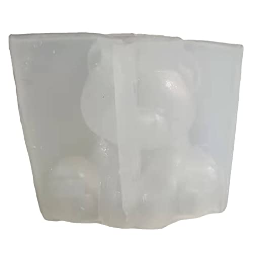 3d Little Bear Silicon Kerze Schimmel Süße Tierduft Kerzen Seifen Schimmel Kekse Schokoladen Fondant Kuchen Backform Form von THINCAN