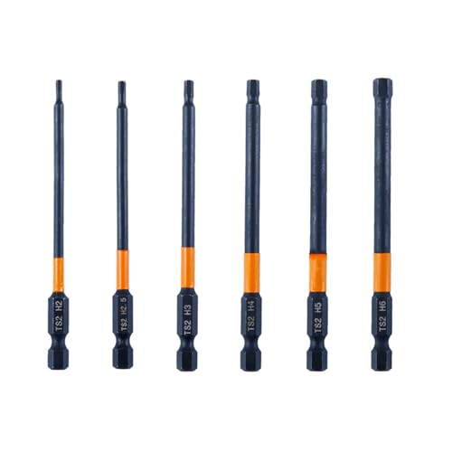 6/7pcs Allen Schraubenschlüssel Bohrer Hexagonaler Schaft Magnetschraubendreher Bit Set Allen Schlüssel Zum Montieren Der Elektronischen Baugruppe von THINCAN