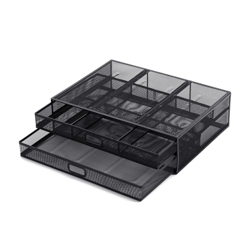 Computer Schreibtisch Speicher Monitor Stand Metall Mesh Computer Monitor Stand Office Supplies Für Desktop Laptop von THINCAN