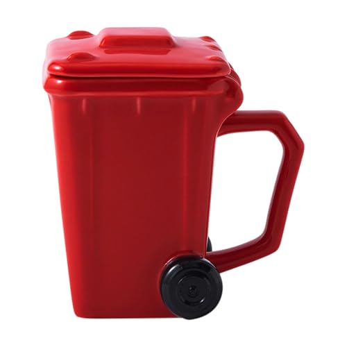 Einblicke Fangmüll Können Keramikbecher 400 Ml Mülldose Becher Perfekt Für Den Täglichen Gebrauch Und Die Einzigartige Gibierende Kreative Müllbehälter Kaffeetasse Perfekt von THINCAN