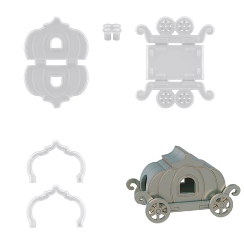 Einfache Veröffentlichung Silikonkürbiskartsform Für Seifen Kerzenherstellung Und Halloween Projekte Handwerkswerkzeug Modular Kürbiswagen Silikonform Einfache Veröffentlichung Silikonkürbiskartsform Für Seifen Kerzenherstellung Und Halloween Projekte Handwerkswerkzeug Modular Kürbiswagen Silikonform von THINCAN