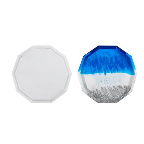 Einzigartige Platte Silikonform Polygonal Form Perlenlagerschale Silikonmaterial Formen Epoxidharzform von THINCAN