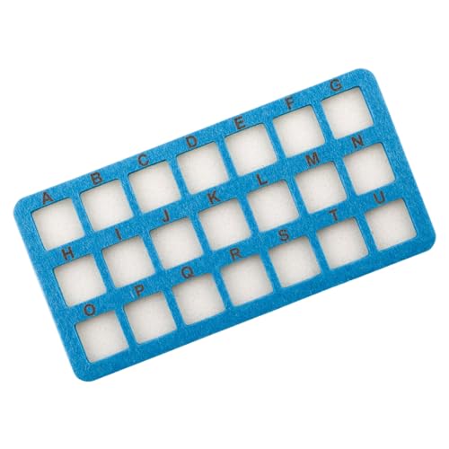 Filzschmuckhandwerksmatte Mit 21 Grids Professional Crafting Matte Für Effiziente Perlensortierung Und Schutzhandwerkskanzlei Geeignet Filzschmuckhandwerksmatte Mit 21 Grids Professional Crafting Matte Für Effiziente Perlensortierung Und Schutzhandwerkskanzlei Geeignet von THINCAN