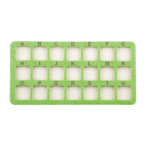 Filzschmuckhandwerksmatte Mit 21 Grids Professional Crafting Matte Für Effiziente Perlensortierung Und Schutzhandwerkskanzlei Geeignet von THINCAN