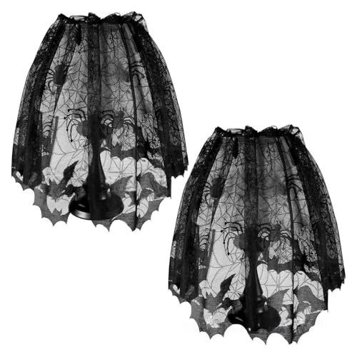 Halloween Tischdecke Und Lichtabdeckungen Set Für Esstisch Mantel Urlaubsdekorationen Waschable Lampenschein Halloween Runner Tischdecke Set von THINCAN