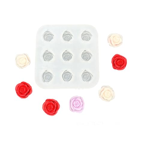 Hitzebeständige Silikon Rose Handwerksform Für Schmuckzubehör Seife Schokolade Detailliertes Design Backform Silikon Rosenform Für Harzschmuck Hitzebeständige Silikon Rose Handwerksform Für Schmuckzubehör Seife Schokolade Detailliertes Design Backform Silikon Rosenform Für Harzschmuck von THINCAN