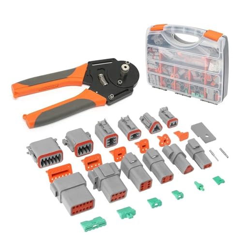 Hohe Stabilität 1600pcs Elektrischer Stecker Mit Professionellem Crimper Für Autoboote Kabelsysteme Und Diyer Projekt Professionelles Automobil Reparaturwerkzeug Für Automobile Elektrische von THINCAN
