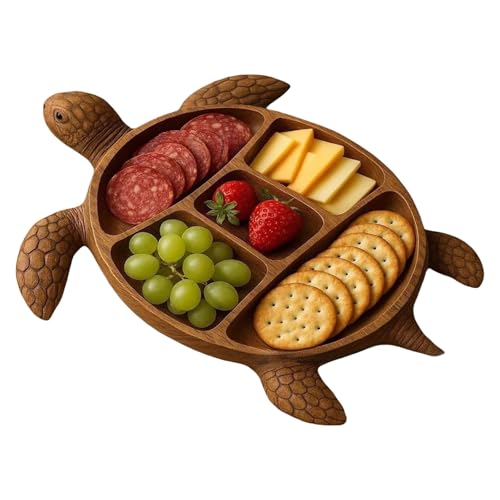 Holz Servierbrett Mit Schildkröten Form Funny Animal Platter Snacks Organisatoren Tablett Für Einfache Aufbewahrung Lässig Unterhaltsame Holzkäsebrett Holz Servierbrett Mit Schildkröten Form Funny Animal Platter Snacks Organisatoren Tablett Für Einfache Aufbewahrung Lässig Unterhaltsame Holzkäsebrett von THINCAN