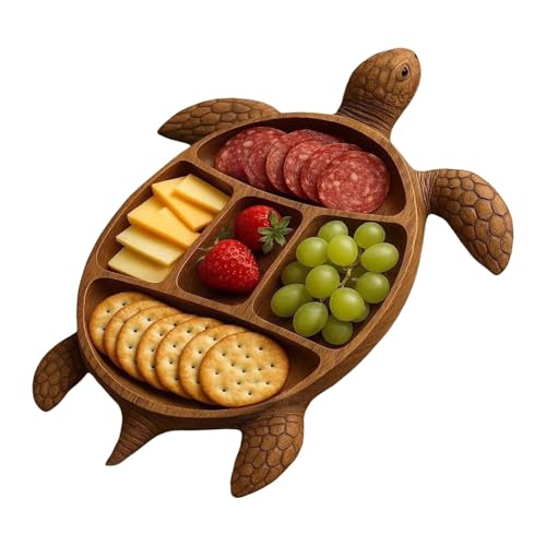 Holz Servierbrett Mit Schildkröten Form Funny Animal Platter Snacks Organisatoren Tablett Für Einfache Aufbewahrung Lässig Unterhaltsame Holzkäsebrett Holz Servierbrett Mit Schildkröten Form Funny Animal Platter Snacks Organisatoren Tablett Für Einfache Aufbewahrung Lässig Unterhaltsame Holzkäsebrett von THINCAN