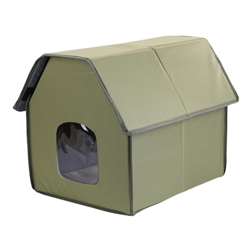 THINCAN Isolierte Outdoor Katzen Haus Easy Design Für Winter wasserdichte Bettzelt Katzen Und Kleines Haustier Warmes Haus Wasserdichtes Haustier THINCAN Isolierte Outdoor Katzen Haus Easy Design Für Winter wasserdichte Bettzelt Katzen Und Kleines Haustier Warmes Haus Wasserdichtes Haustier von THINCAN