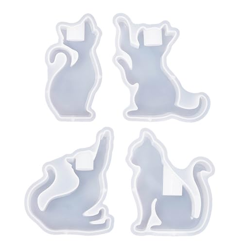 Kerzenhalter Silikonform Katze Form Kerzenharzform Kerzenständer Harzform Handgefertigtes Gipsformhandwerk Kerzenhalter Silikonform Katze Form Kerzenharzform Kerzenständer Harzform Handgefertigtes Gipsformhandwerk von THINCAN