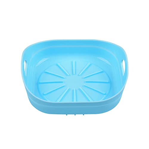 Luftbraten Silikon Topf Luft Frittierofenzubehör 5 Farben Futter Sicher Wiederverwendbares Luftbraten Backofen Non Stab Tablett von THINCAN