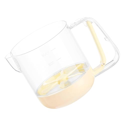 THINCAN Manuellem Schneebesen Mit Abnehmbarer Schüssel Klare Messmessmarkierungen Und Ergonomischem Zum Backen Multifunktionaler Handmischer Zum Backen von THINCAN