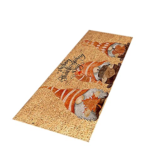 Matte Anti Slipping Tür Für Thansgiving Küchenbad Teppichschmuck Fall Türmatte von THINCAN