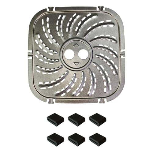 Metall Liner Nicht Stickluft Frittier Kochmatten Multifunktionelle Luft Frittierkissen Luft Frittierplatte Metallluft Frittierschale Tablett von THINCAN