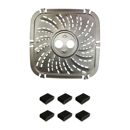 Metall Liner Nicht Stickluft Frittier Kochmatten Multifunktionelle Luft Frittierkissen Luft Frittierplatte Metallluft Frittierschale Tablett von THINCAN