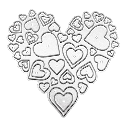 Metall Stanze Schnitte Liebe Herz Präge Schablone Schneiden Stirschen Für Karten Machen Scrapbooking Paper Bastel Vorlage Handgefertigt Handgefertigt von THINCAN