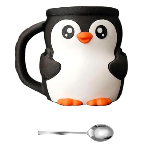 THINCAN Multifunktionelle Pinguine Formeis Eispintshalter Mit Geheimen Lagerschubladen Frostschutzmittel Und Doppellöffel Süße Penguine Eiscreme Tassenhülle THINCAN Multifunktionelle Pinguine Formeis Eispintshalter Mit Geheimen Lagerschubladen Frostschutzmittel Und Doppellöffel Süße Penguine Eiscreme Tassenhülle von THINCAN