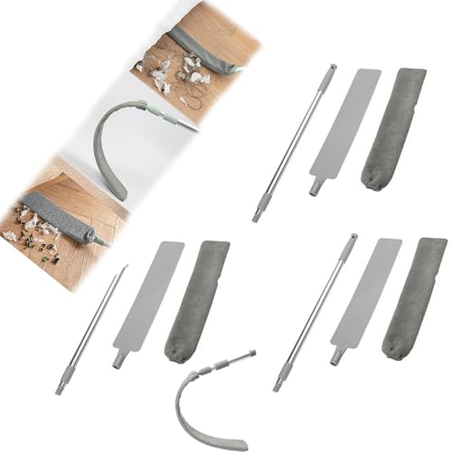 Multisurfaces Excision Dustable Telescopic Aluminium Stangenfasern Allzweckreiniger Unter Bettreinigungswerkzeug von THINCAN