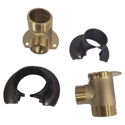 Oberflächen Mount Maunt Wasserhahn Sitzrohrverbindungen Anschluss Kupfer Duschkopfadapter Badezimmer Austausch Teil Badezimmer Austausch Teile von THINCAN