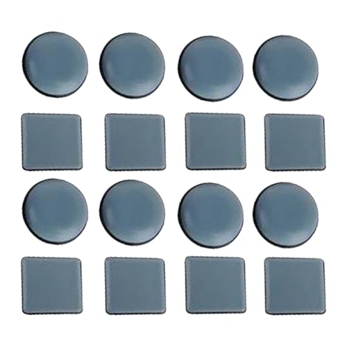 Packung 16 Möbelschieber Für Schwere Gegenstände Selbstkleber Gleitart Teppichstuhl Protectors Square & Round Möbelpolster von THINCAN