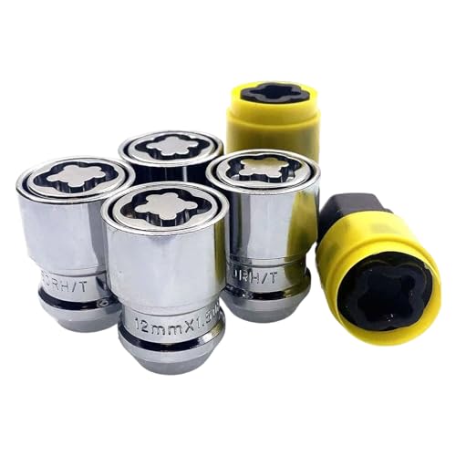 Premium Antitheft Schloss Lugs Nuss Set Kohlenstoffstahl Konstruktion Allgemachter Kompatibilität Autoradschutz Antitheft Rad Lug Nuss von THINCAN