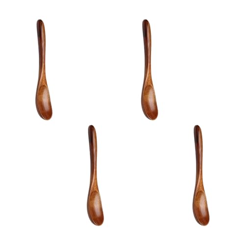 THINCAN Premium Nanmu Holzlöffel Handgefertigtes Küchenwerkzeug Mit Lackschichten Mehrzweck Verwendung Zum Rühren Servierenden Kaffee Suppe Dessert Camphorwood Geschenk Für Hausköche von THINCAN