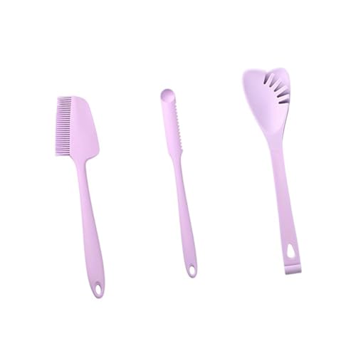 Professionelle 3-teilige Silikonutensilien Set Heigerei Scrapers & Spatulas Für Kuchen Dekorieren Geschirrspüler Sicheres Design Nonslip Silikone Spatulas von THINCAN