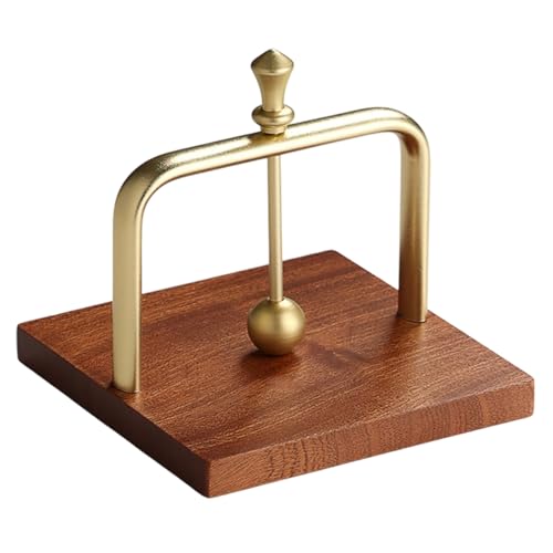 Raumsparende Vertikale Servietten Organisatoren Aluminiumlegierung Mechanismus Naturholz Finish Für Küchen Counter Buffet Tisch Multifunktionale Cocktails Serviettenständer von THINCAN