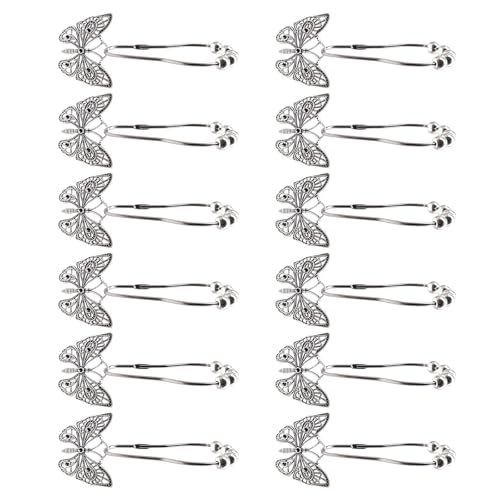 Rostproofes Schmetterlingsthema Duschvorhang Haken Legierung Konstruktion Glatte Rollperlenmechanismus Easy Setups Legierung Schmetterling Duschvorhang Haken von THINCAN