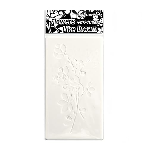 Schablone Wiederverwendbare Blattblumenvorlagen Für Wandmalereien Und Schulprojekte Blumen Schablonen Hohlmale Malerei Blätter Journal Journal von THINCAN