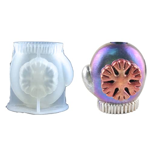 Schneeflockenhandschuh Gips Blütenblumen Silikonform Epoxidharzgussform Schimmel Sukkulente Vase Zementform Kerzenhalterform Form von THINCAN