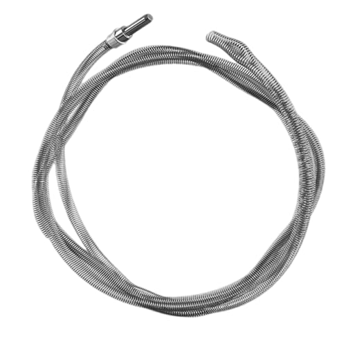 Schwerlaste 10 Mm Stahlabfluss Auger Schlange Für Hartnäckige Waschbecken Toilettendusche Und Badewanne Clogs Stromversorgung Kompatibler Werkzeug Korrosionsbeständiges Abflussschnecken Schlange von THINCAN