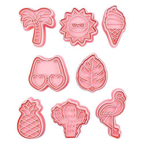 Set Von 8 Keksschneider Set Keksformen Keksschneider Plastikmaterial Backgadgets Für Küchenbackkeks Verwenden von THINCAN