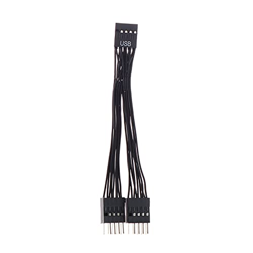 THINCAN 10 cm USB Motherboard Kabel USB Header Verlängerungskabel 9Pin 1 Frauen Bis 2 Männliches Y Splitter Kabel 3.94in THINCAN 10 cm USB Motherboard Kabel USB Header Verlängerungskabel 9Pin 1 Frauen Bis 2 Männliches Y Splitter Kabel 3.94in von THINCAN