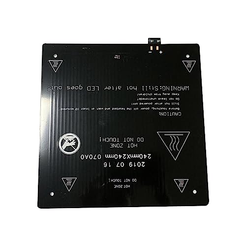THINCAN 240x240x3 0 Mm 24 V 140W 3D Drucker Teil Heißen Aluminium Erhitztes Bett Für 3D Drucker Heißbett Stütze Ersatzteil von THINCAN