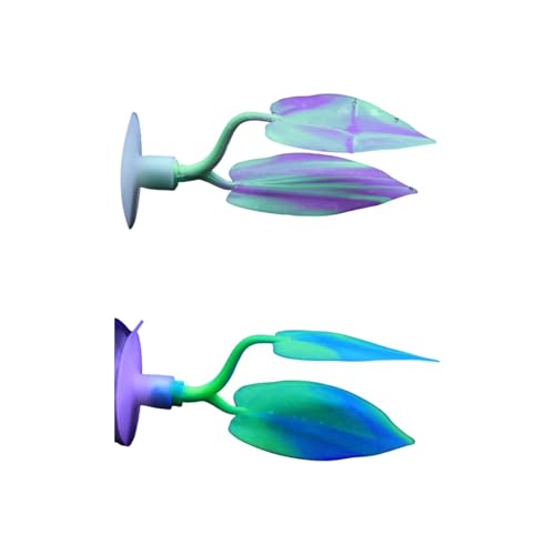 THINCAN 2pcs Realistische Silikone Fischtanks Dekoratio Doppelschicht Bettas Ruhend Blatt Sicheres Leichtgewicht Aquarien Accessoires Natürliche Lebensräume Aquarien Pflanze THINCAN 2pcs Realistische Silikone Fischtanks Dekoratio Doppelschicht Bettas Ruhend Blatt Sicheres Leichtgewicht Aquarien Accessoires Natürliche Lebensräume Aquarien Pflanze von THINCAN