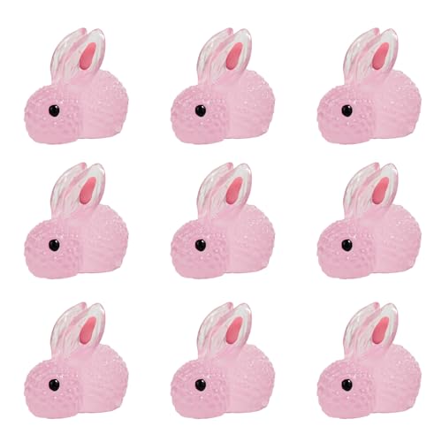 THINCAN 500 Stück Leuchtet In Den Dunklen Harzkaninchen Miniatur Hasen Figuren Für Micros Landscape Decoration Craft Faste Home Decoration Miniaturen THINCAN 500 Stück Leuchtet In Den Dunklen Harzkaninchen Miniatur Hasen Figuren Für Micros Landscape Decoration Craft Faste Home Decoration Miniaturen von THINCAN