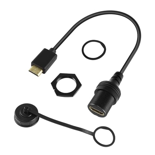 THINCAN Auto Dashboard Verlängerungskabel HDTV Mann Zum HDTV Weiblichen Flush Mount Extender Drahtvideo Linie von THINCAN