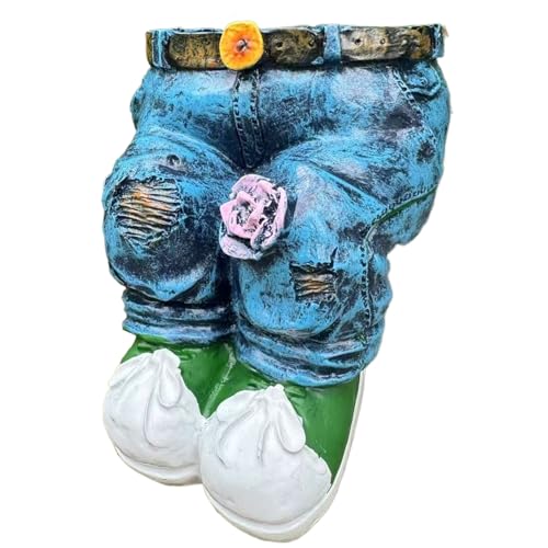 THINCAN Elegante Künstlerische Harzjeans Pflanzer Mit Entwässerungslöchern Für Innengarten Garten Yard Patios Dekoration Neuheit Rock Blumentopf THINCAN Elegante Künstlerische Harzjeans Pflanzer Mit Entwässerungslöchern Für Innengarten Garten Yard Patios Dekoration Neuheit Rock Blumentopf von THINCAN
