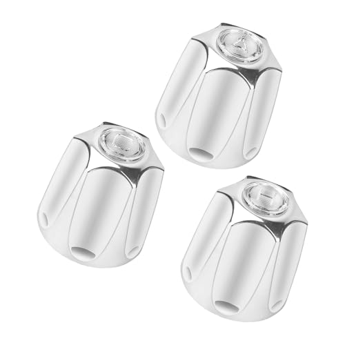 THINCAN Erosionsbeständiger Duschknopf Ersatz Set Badewanne Wasserhahngriff Remodellverkleidung Heiße Kälteventile Für Badewanne Wasserhahn Stahl Duschknauf THINCAN Erosionsbeständiger Duschknopf Ersatz Set Badewanne Wasserhahngriff Remodellverkleidung Heiße Kälteventile Für Badewanne Wasserhahn Stahl Duschknauf von THINCAN