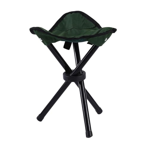 THINCAN Gartenklapper Sitzstativstuhl Faltbare 3 Beinstuhl Zum Wandern Camping Fischerei Picknicks Stativhocker Tragbar von THINCAN