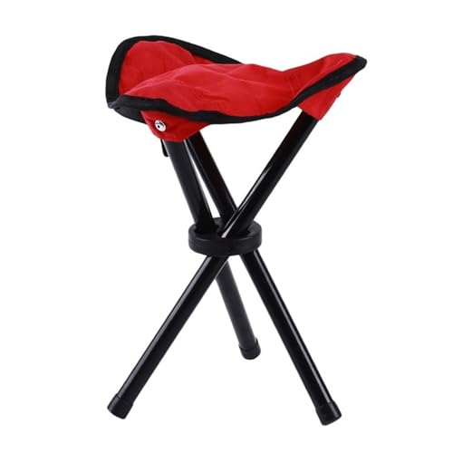 THINCAN Gartenklapper Sitzstativstuhl Faltbare 3 Beinstuhl Zum Wandern Camping Fischerei Picknicks Stativhocker Tragbar von THINCAN