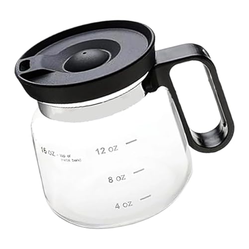 THINCAN Große 16 Unzen Glasbecher Für Heiße Kalte Getränke Die Lecksistente Abdeckung Und Bequemes Easy Cleaning Glass Coffee Tasse von THINCAN
