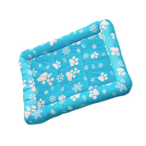 THINCAN Haustierkühlbett Großes Katzenhund Schlafbett Innensofa Katzen Für Zuhause Und Reisen Sommerhundkühl Matte von THINCAN