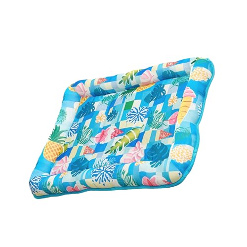 THINCAN Haustierkühlbett Großes Katzenhund Schlafbett Innensofa Katzen Für Zuhause Und Reisen Sommerhundkühl Matte von THINCAN