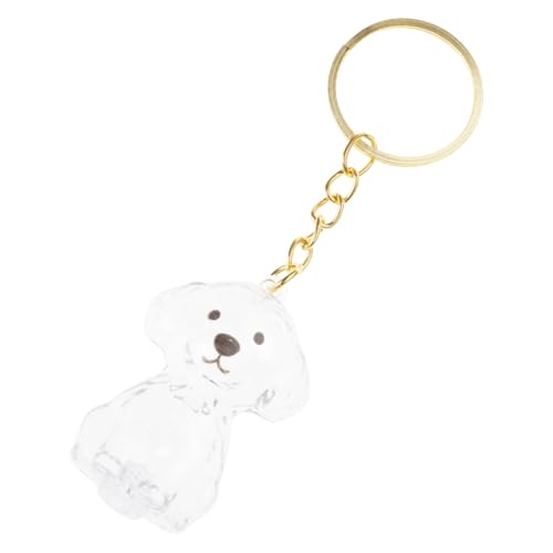 THINCAN Haustierpelzkollektor Schlüsselbund Hundeform Haarspeicher Denkmals Kastenschlüsselung Hundekatzen Besitzer Süßes Tierform Haarsammler Keychain von THINCAN