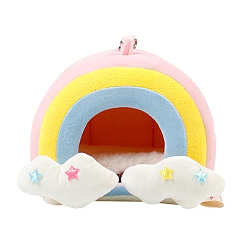 THINCAN Kleines Warmes Bett Bequemes Haus Versteck Käfig Nest Accessoires Für Zucker Segelflugzeug Hamster Frettchen Einfache Hänge von THINCAN