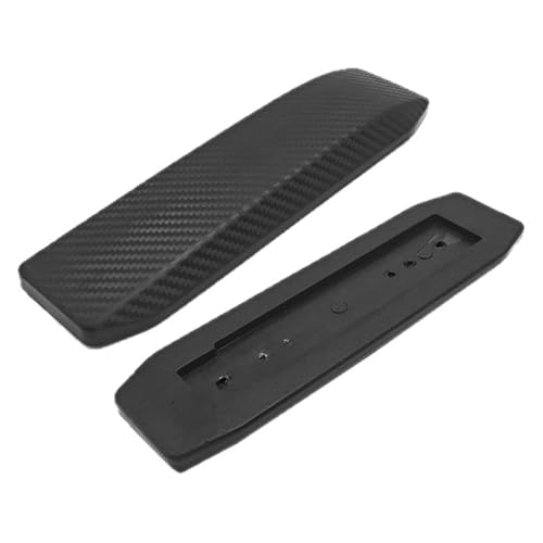 THINCAN Moderne PU Armlast Pads Mit Kohlefasermuster 2 Stück Set Für Bürostühle Ergonomische Unterstützung Und Schnelle Installation Wasserdichtes Spielstuhlzubehör von THINCAN
