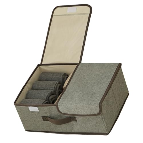 THINCAN Multi Abschnitt Stoffspeicherbox Faltbares Design Für Saisonale Kleidung Atmungsaktive Materialien Home Organization Lösung Faltbare Home Aufbewahrungsbox Mit Trennwänden THINCAN Multi Abschnitt Stoffspeicherbox Faltbares Design Für Saisonale Kleidung Atmungsaktive Materialien Home Organization Lösung Faltbare Home Aufbewahrungsbox Mit Trennwänden von THINCAN